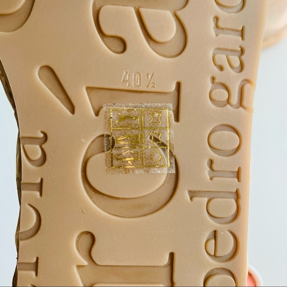 Pedro Garcia Jaida Metallic Leather Sandals - Picture 7 of 7